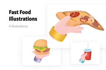Fast Food Illustration Pack