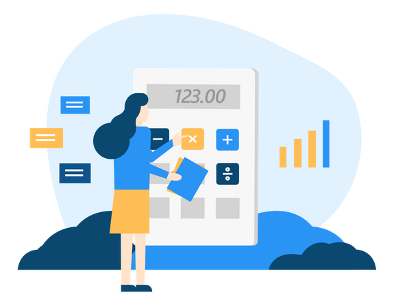 Free Comptable  Illustration