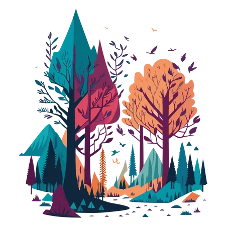 Free Paisaje Naturaleza  Ilustración