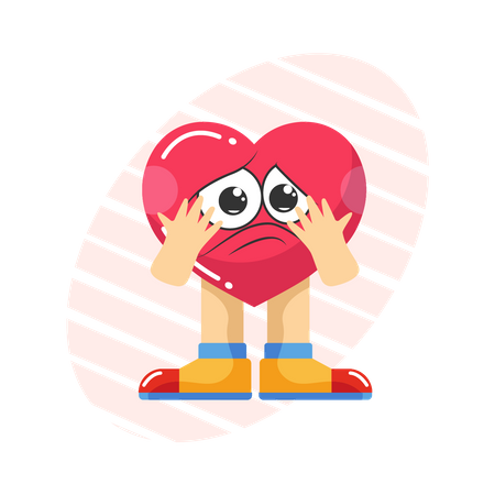Free Sad heart  Illustration