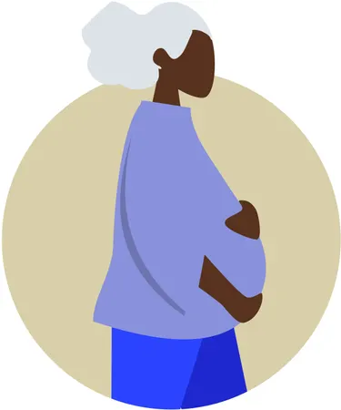 Free Senhora grávida Ilustração