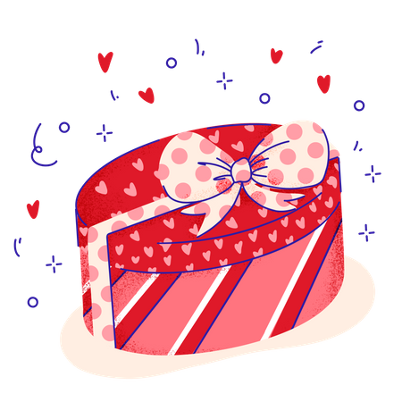 Free Valentine Gift  イラスト