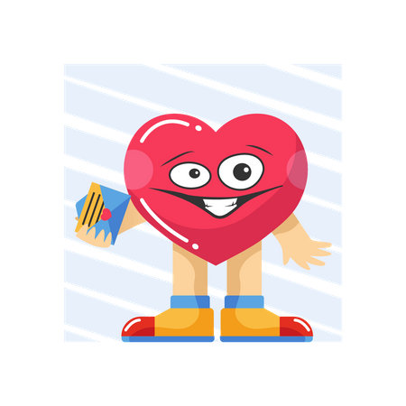 Free Valentine letter  Illustration