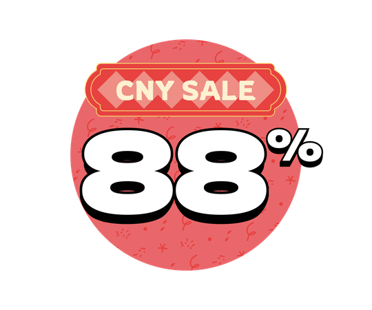 Venda de Cny de 88 por cento  Illustration