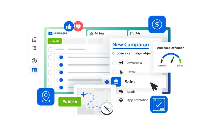 Ads Manager  Illustration
