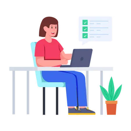 Agenda de negocios  Ilustración