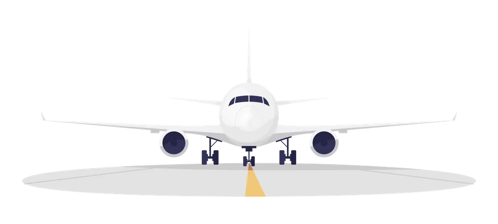 Airport runway  Illustration