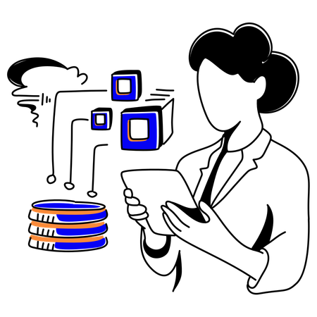 Analyse des données cloud  Illustration