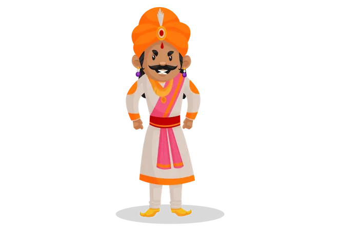 Angry Samrat Ashok  イラスト