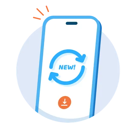 App-Update  Illustration