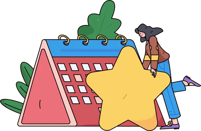 Appointment coordination for employee  Illustration