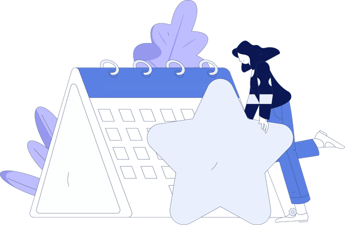 Appointment coordination for employees  Illustration