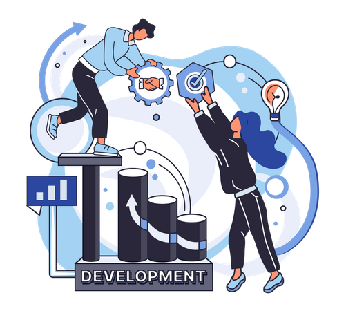 Asociación de desarrollo empresarial  Ilustración