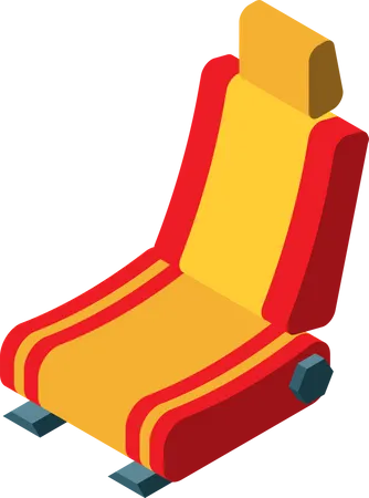 Assento de carro  Ilustração
