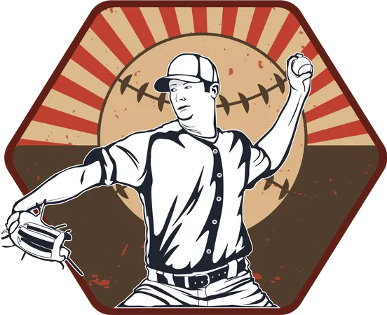 Baseball League Championship  Illustration