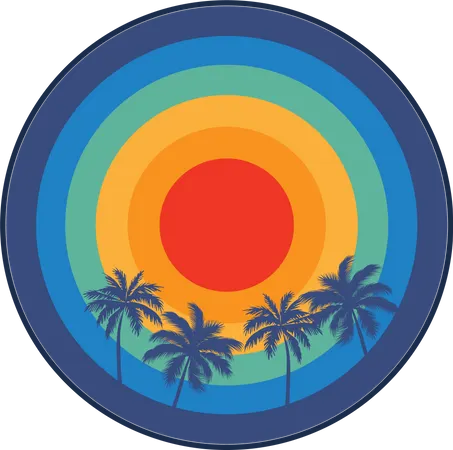 Beach  Illustration