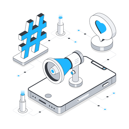 Blog promotion  Illustration