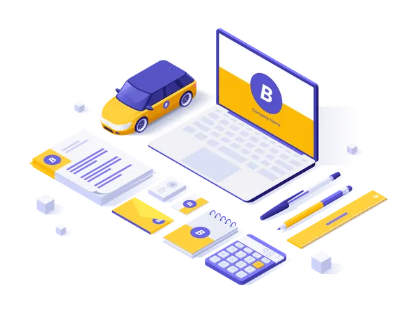 Business branding  Illustration