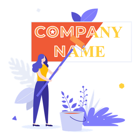 Business branding  Illustration