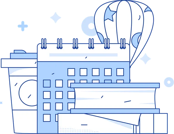 Business calendar  Illustration