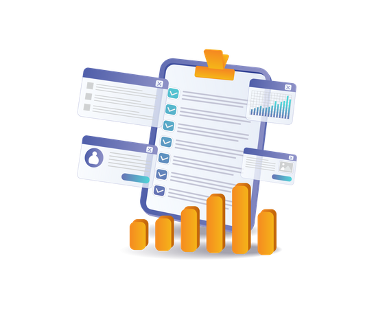 Business development plans  Illustration
