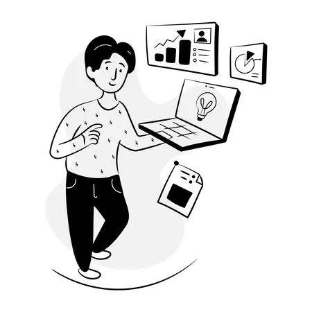 Business Idea  Illustration