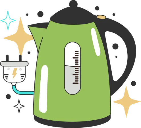 Buy tea pot of right size  イラスト