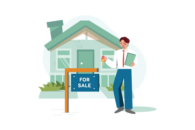 Casa para vender  Ilustração