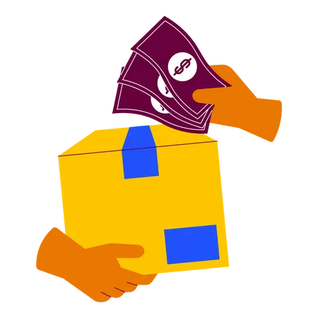 Cash on Delivery  Illustration