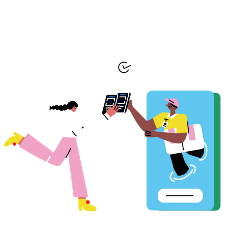 Cashless  Illustration