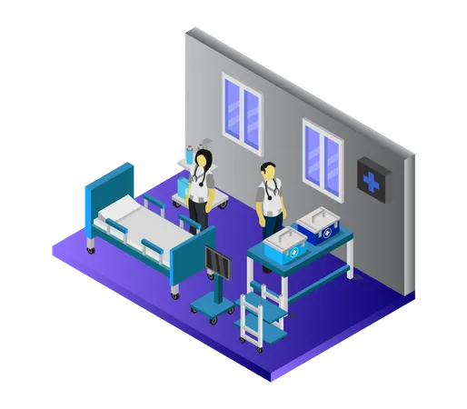 Centro de salud  Ilustración
