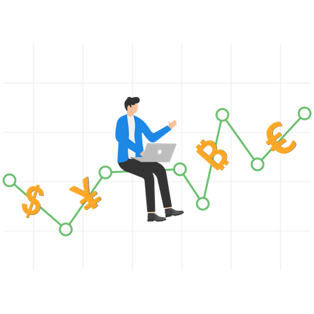 Negociación en el mercado de divisas,  Ilustración