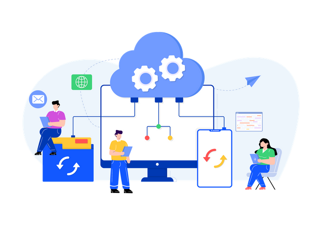Computación en la nube  Ilustración