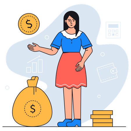 Conseiller financier  Illustration