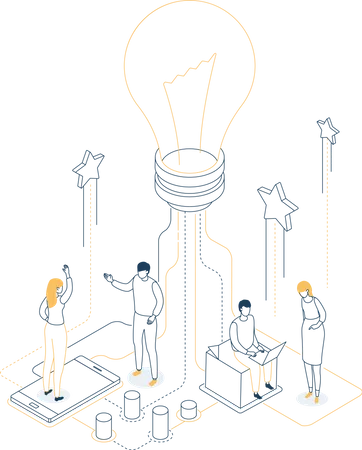 La créativité Illustration
