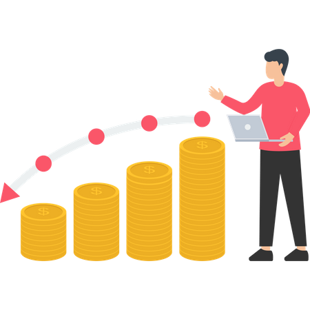 Recessão económica, Crise empresarial  Ilustração