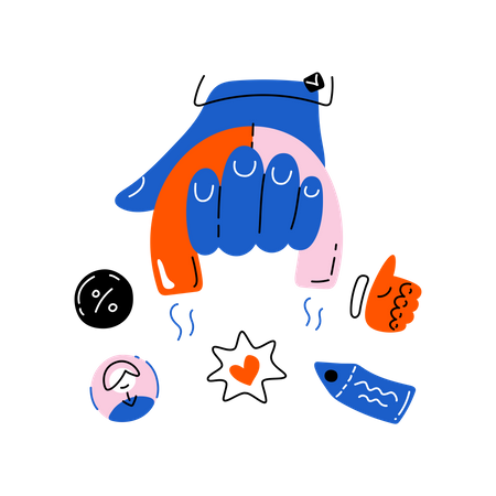 Cupom de compras e desconto  Ilustração