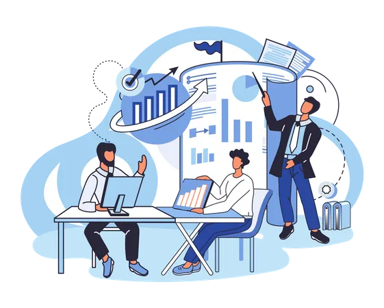 Curso de aprendizaje empresarial  Ilustración