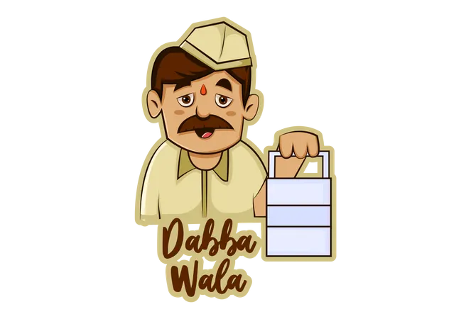 Dabba Wala  Illustration