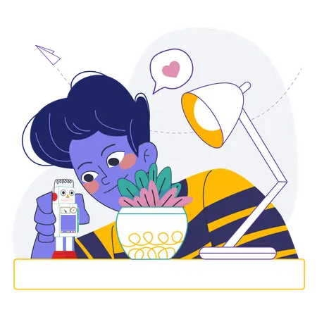 Decorar tu espacio de trabajo  Ilustración