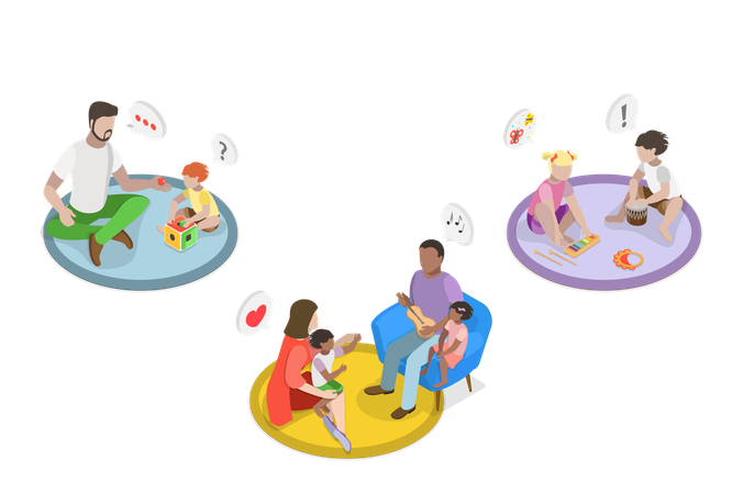 Desenvolvimento Cognitivo Infantil  Ilustração