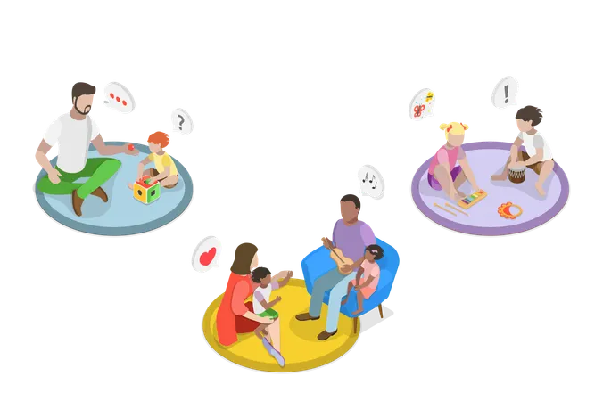 Desenvolvimento Cognitivo Infantil  Ilustração