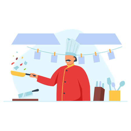 Die besten Rezepte der größten Köche  Illustration