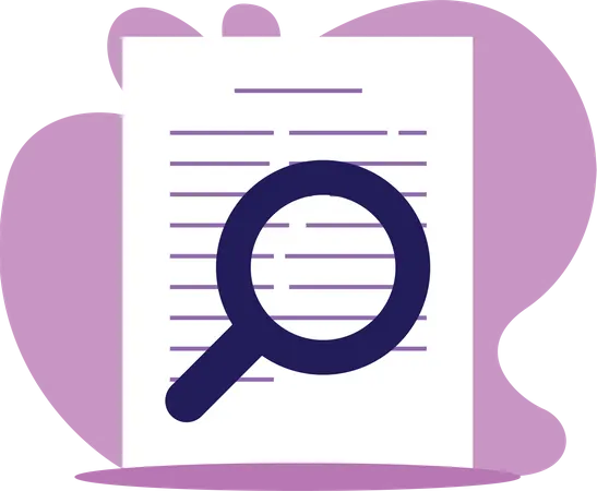 Examen de l'audit des documents  Illustration