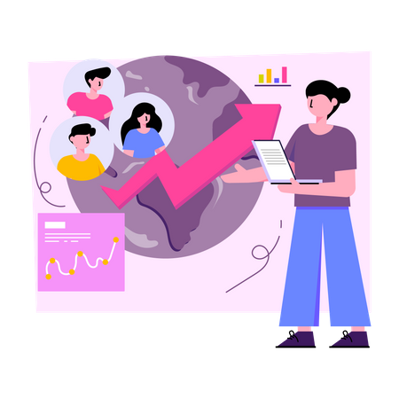 Ecological Video Call  Illustration