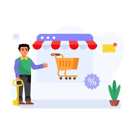 Ecommerce Promotion  일러스트레이션