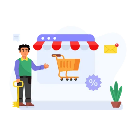 Ecommerce Promotion  일러스트레이션