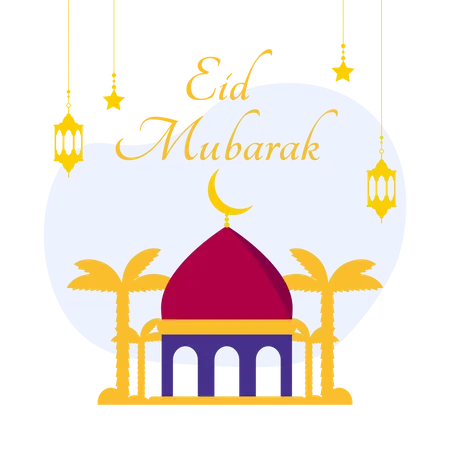 Eid Mubarak  イラスト