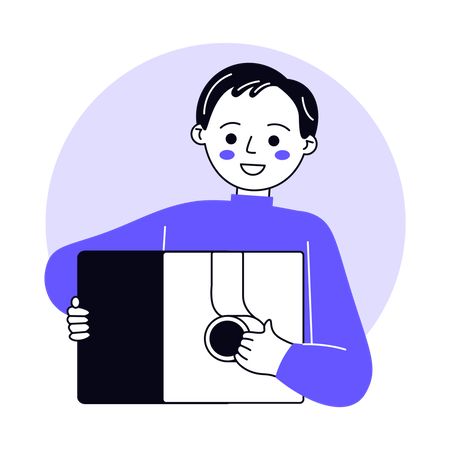 Colis d'emballage  Illustration