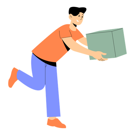 Entrega rápida por correio  Ilustração